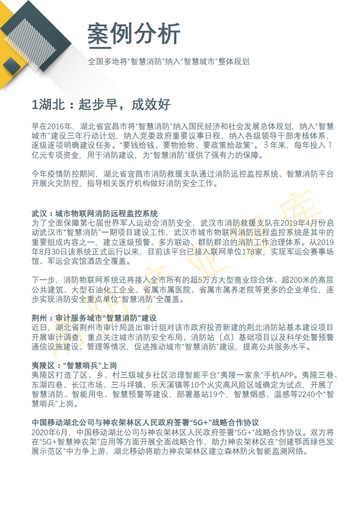 2020智慧消防行业报告(简版)图片
