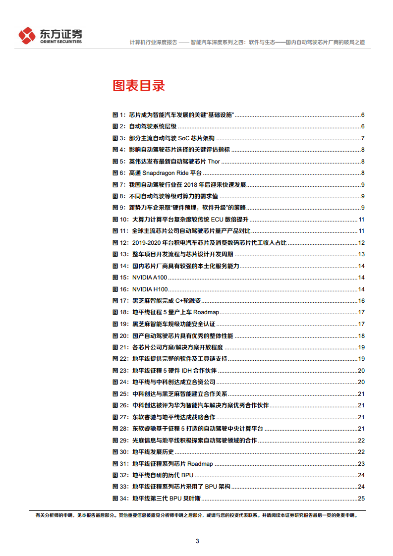 智能汽车深度系列之四:软件与生态——国内自动驾驶芯片厂商的破局之道图片