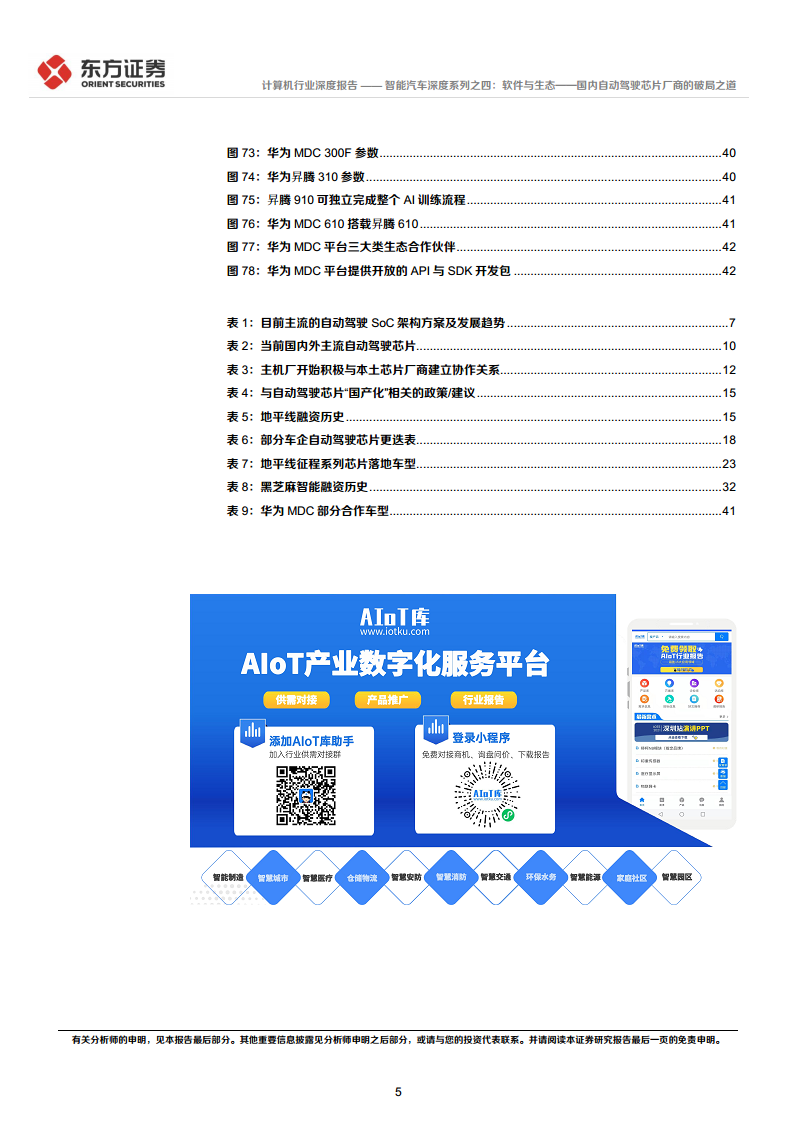 智能汽车深度系列之四:软件与生态——国内自动驾驶芯片厂商的破局之道图片