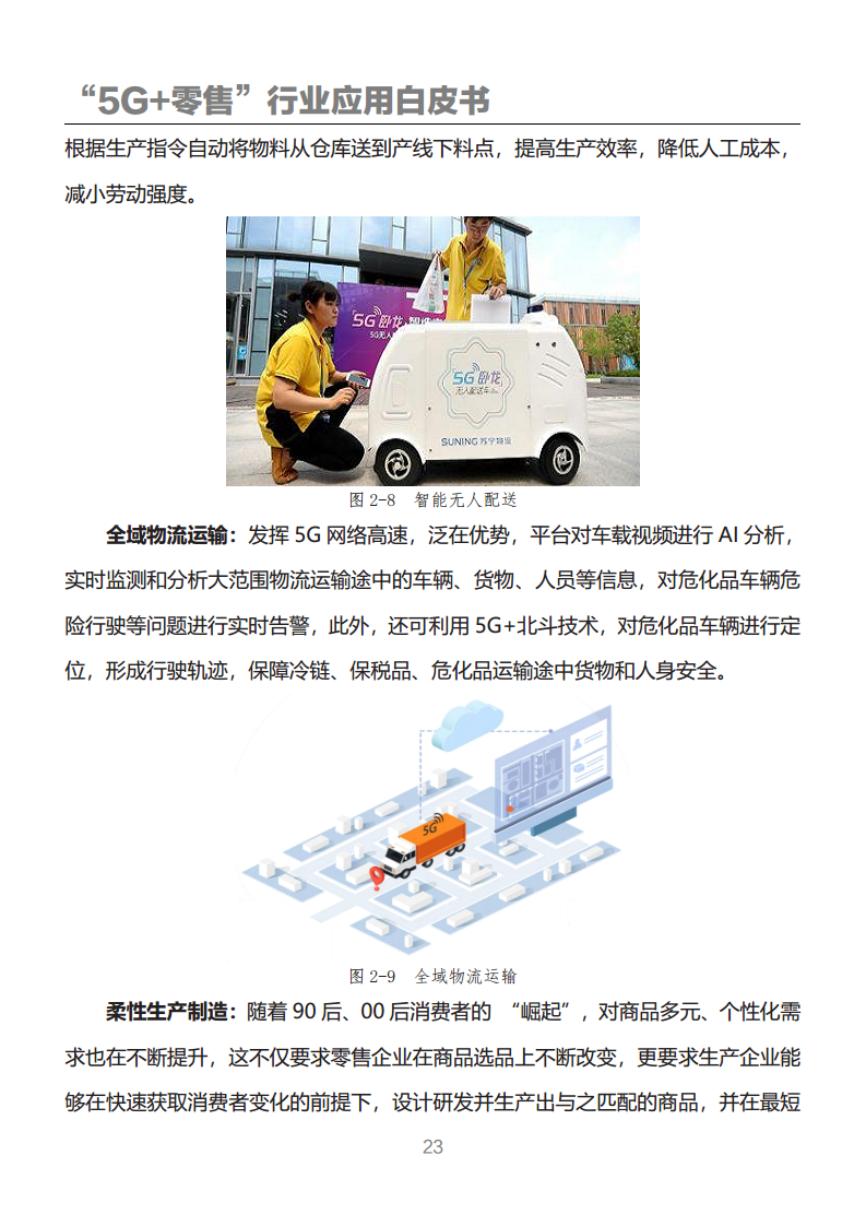 “5G+零售”行业应用白皮书图片