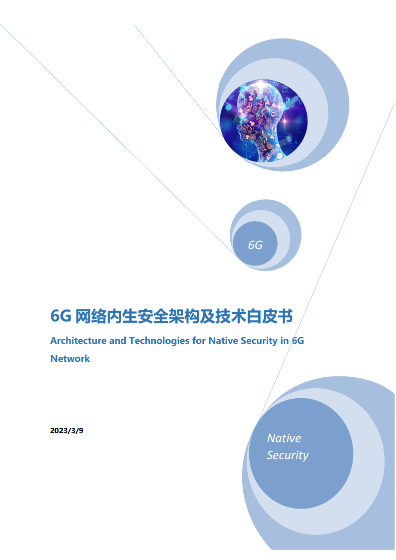 6G网络内生安全架构及技术白皮书图片