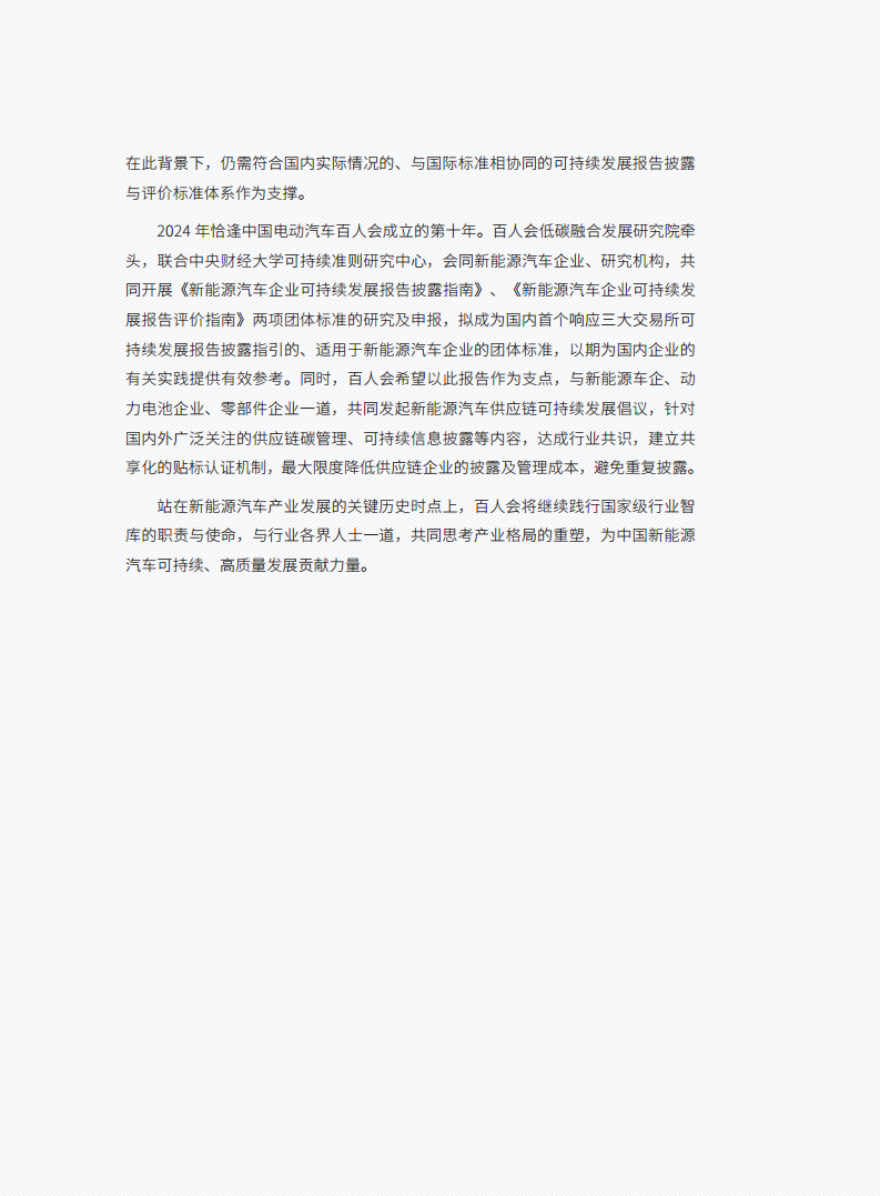 中国新能源汽车产业可持续发展报告2024图片