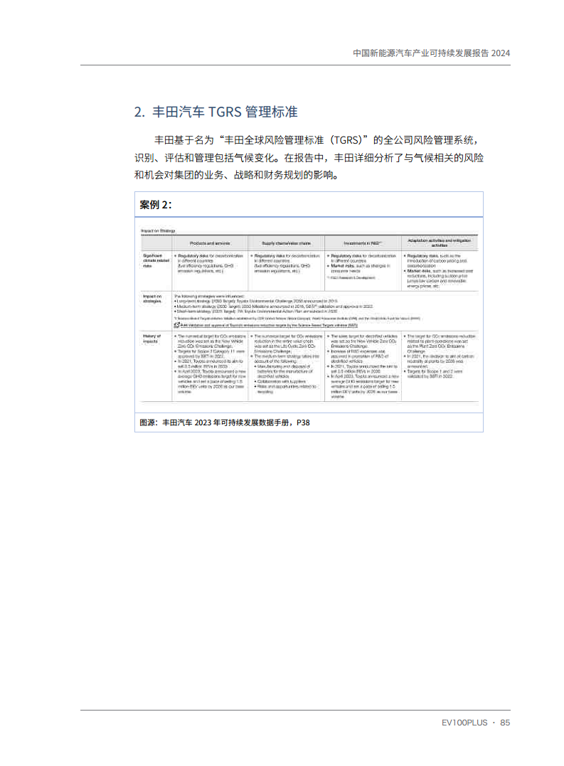 中国新能源汽车产业可持续发展报告2024图片