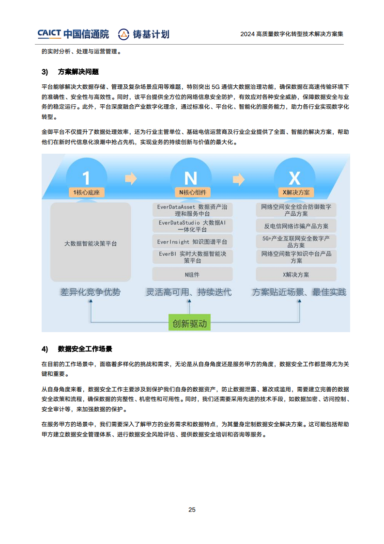 高質(zhì)量數(shù)字化轉(zhuǎn)型技術(shù)解決方案集（2024上半年度）圖片