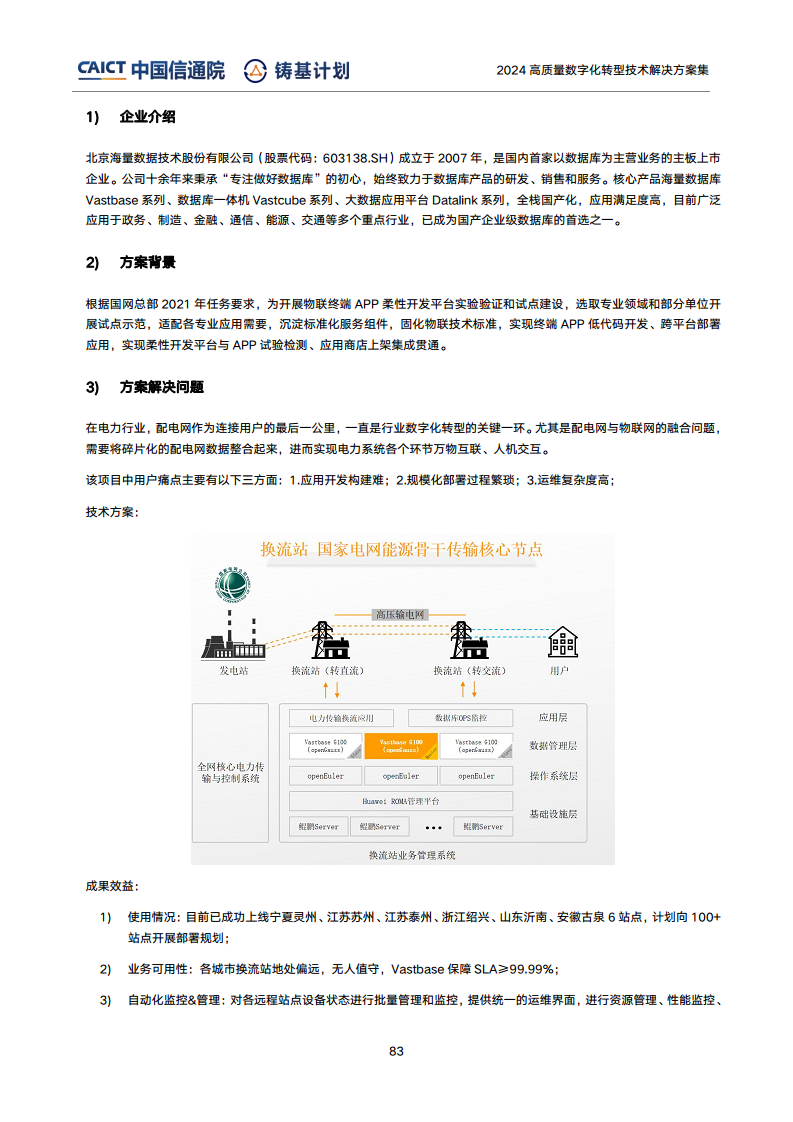 高質(zhì)量數(shù)字化轉(zhuǎn)型技術(shù)解決方案集（2024上半年度）圖片