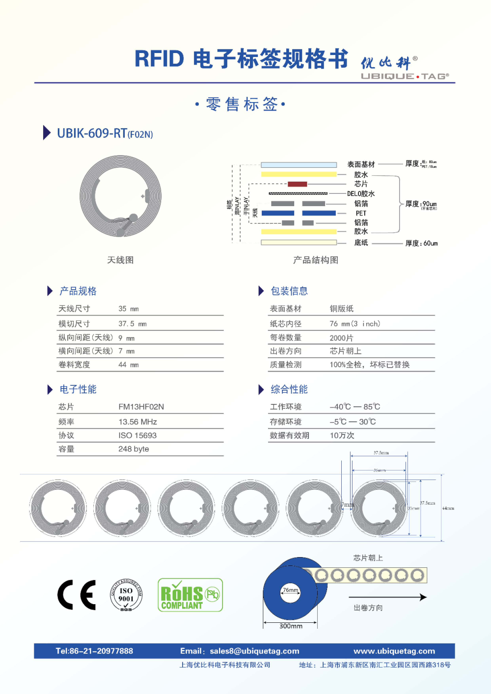 RFID电子标签-零售标签图片