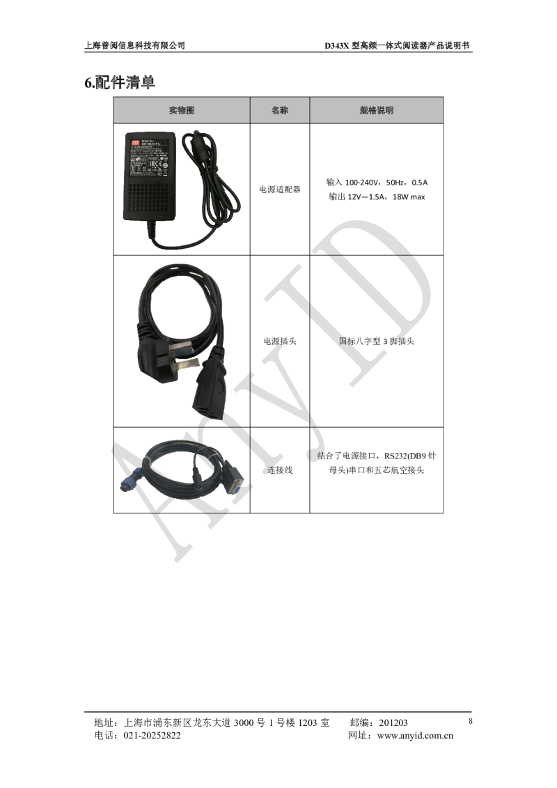 D343X型高频一体式阅读器 图片