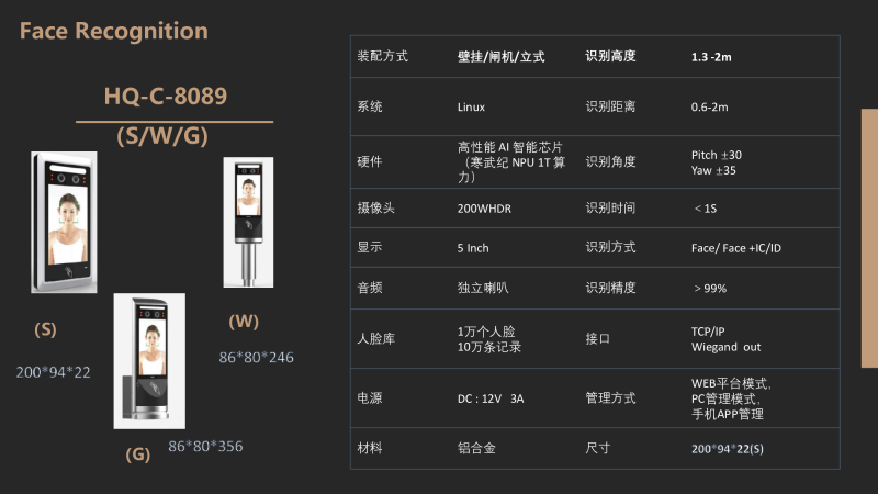 新 HQS人脸识别图片