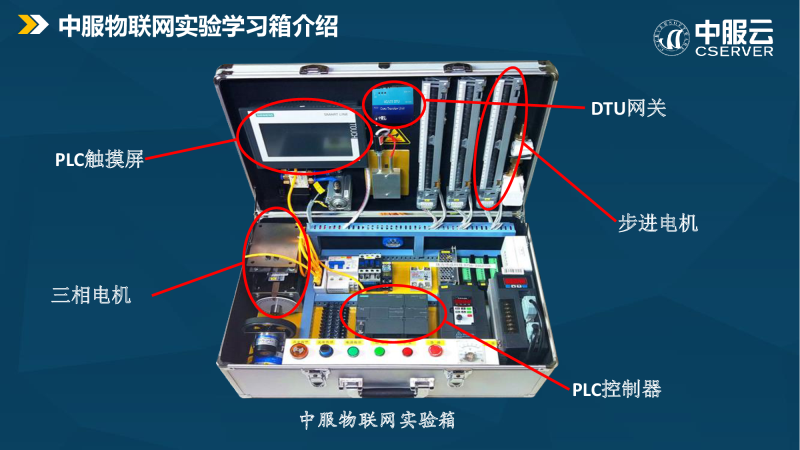 中服物联网平台与实验箱图片