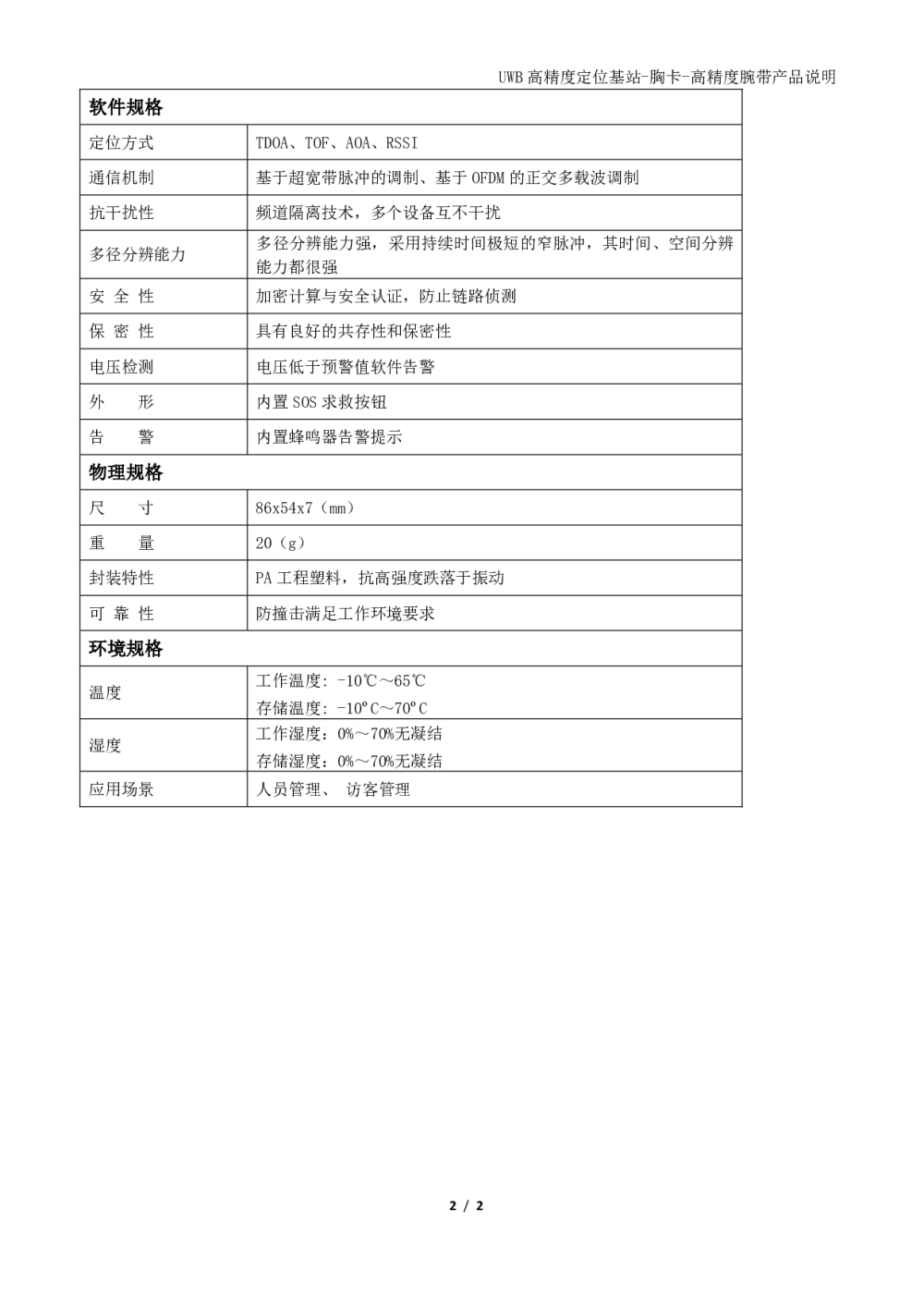 UWB定位胸卡标签图片