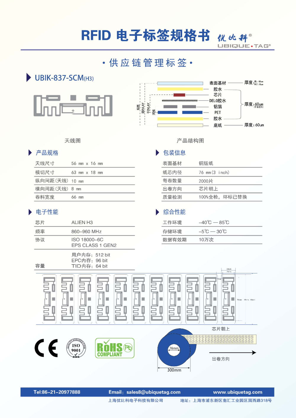 RFID电子标签-供应链管理标签图片