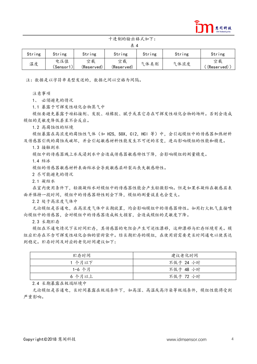 氨气气体传感器模组 MMD1002图片