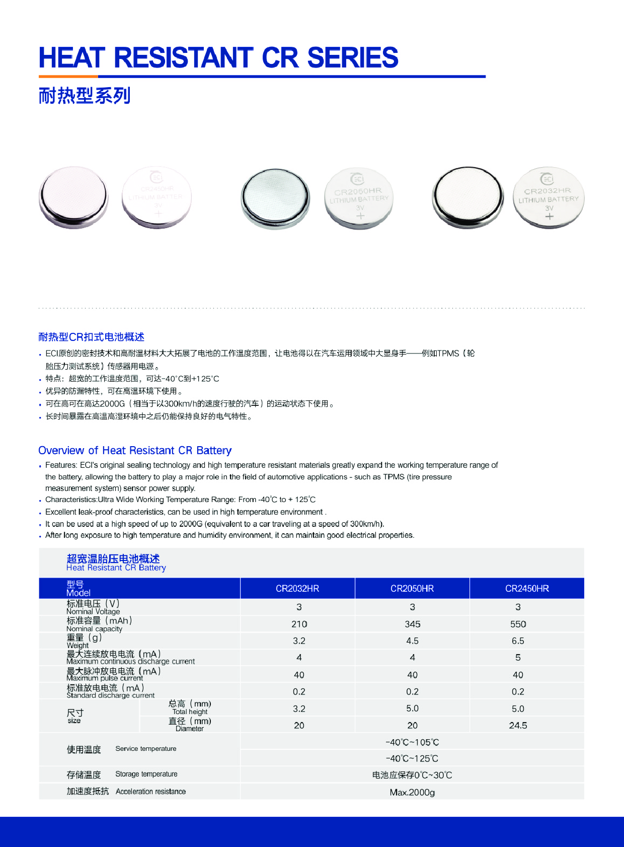 3V 锂锰扣式电池图片