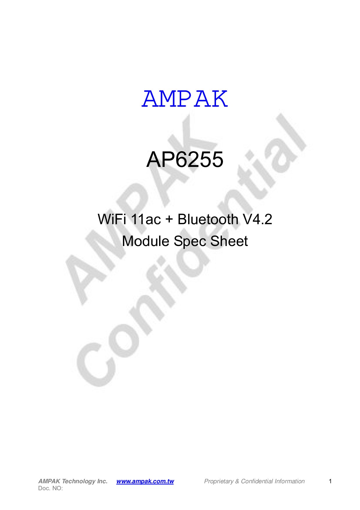 AP6255  WiFi/蓝牙模组图片