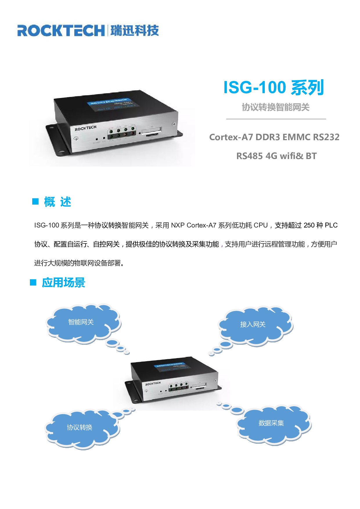 瑞迅科技工业智能网关ISG-100图片
