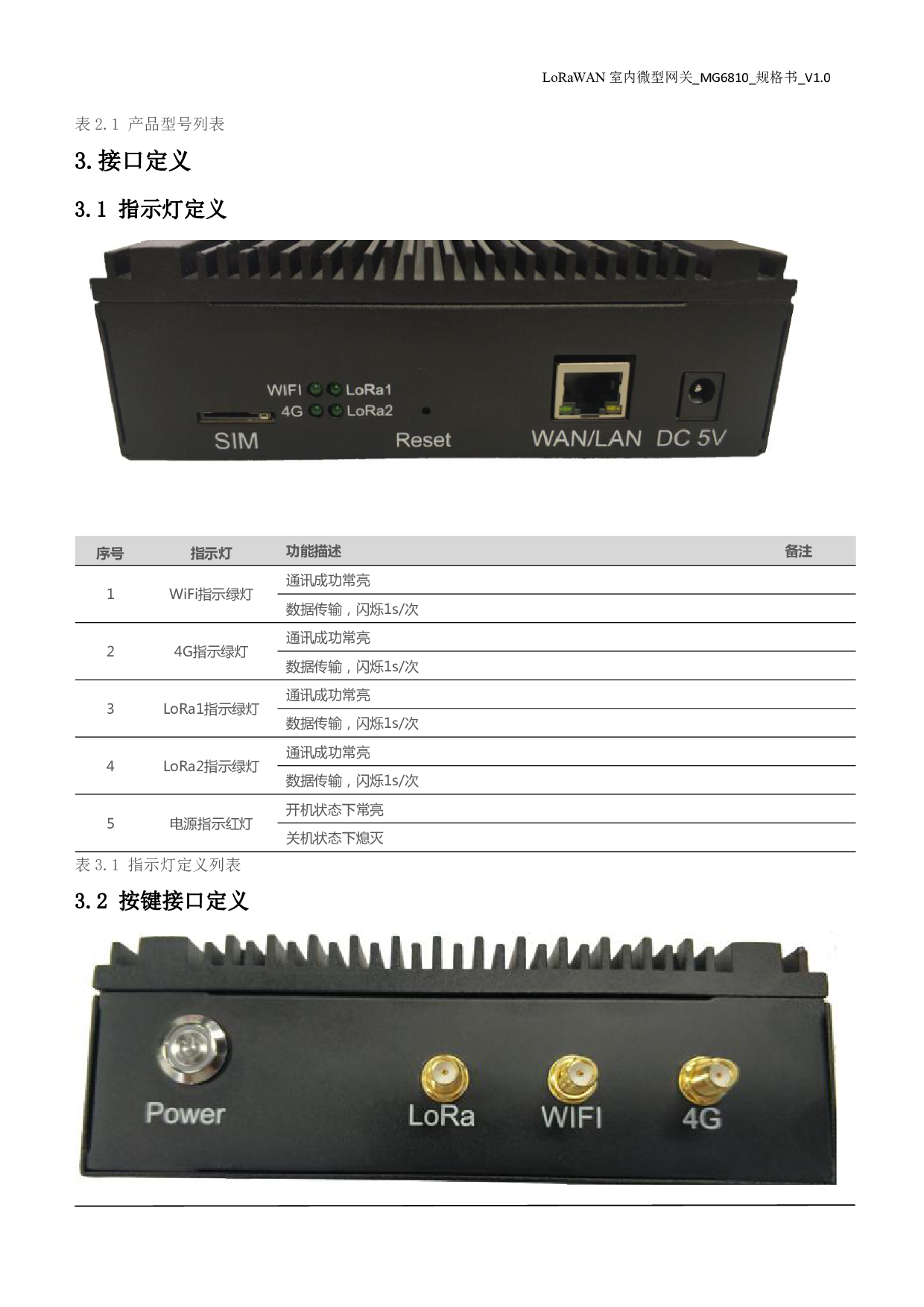 LoRaWAN 室内通信网关 MG6810网关图片