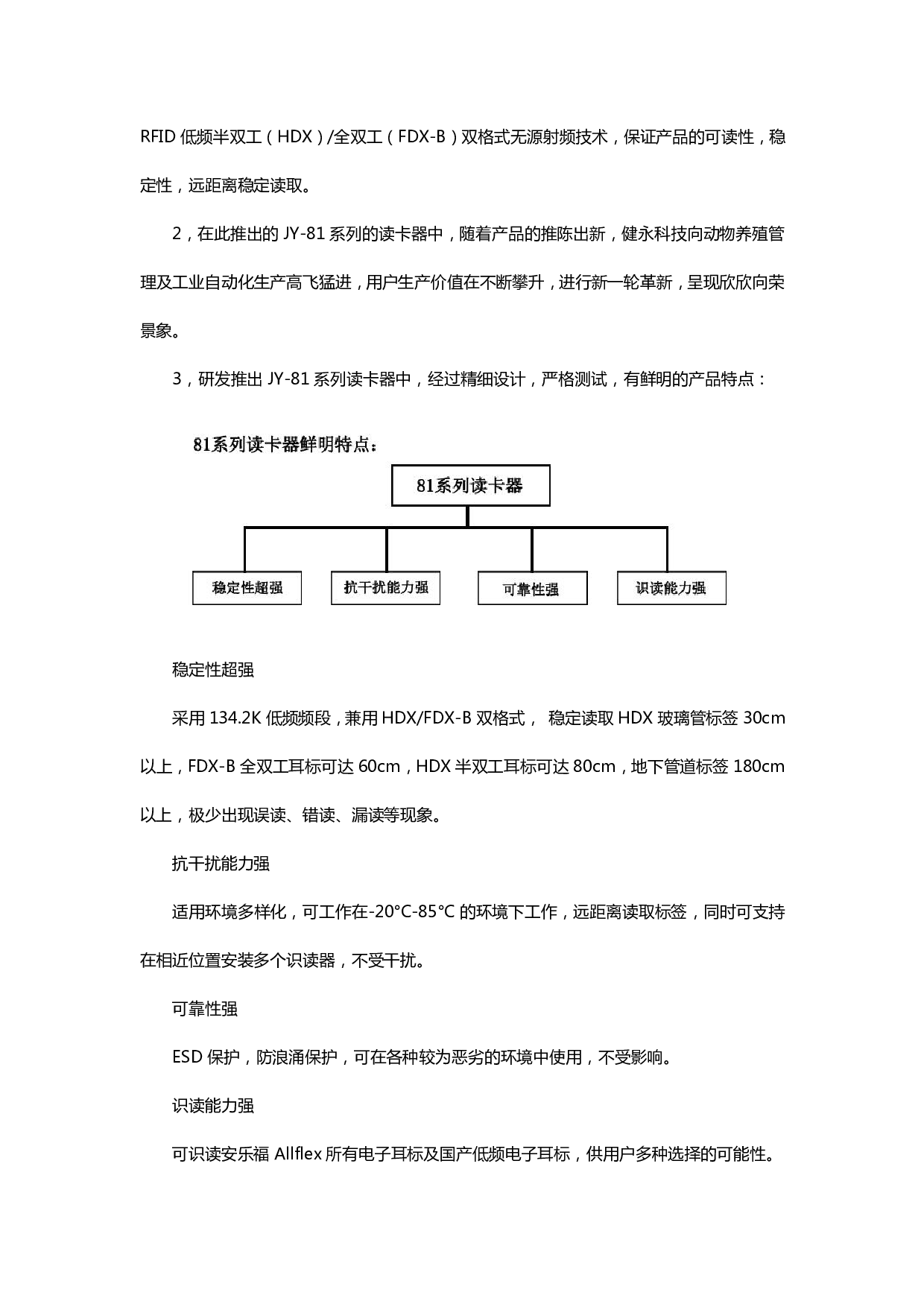健永科技强势推出电子耳标识读器JY-L81系列图片