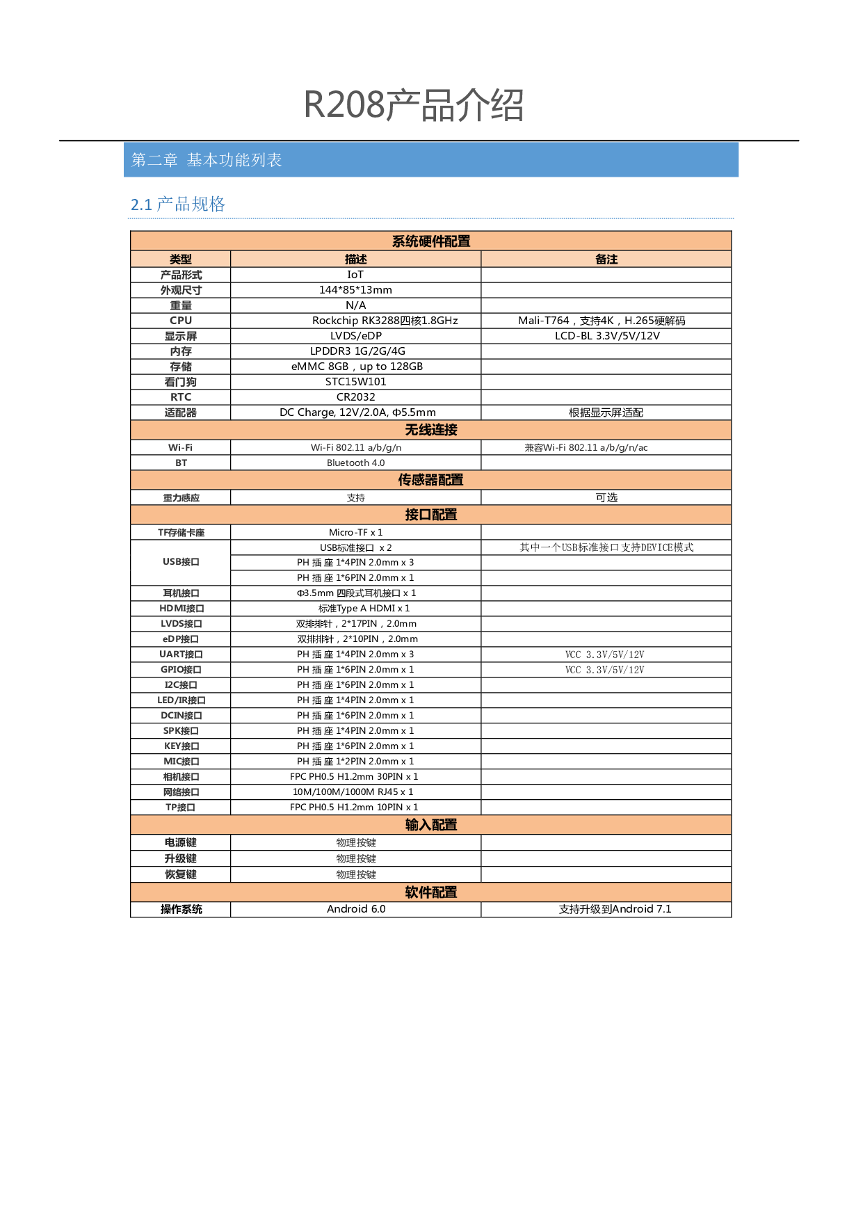 RK3288主板方案|人脸识别方案图片