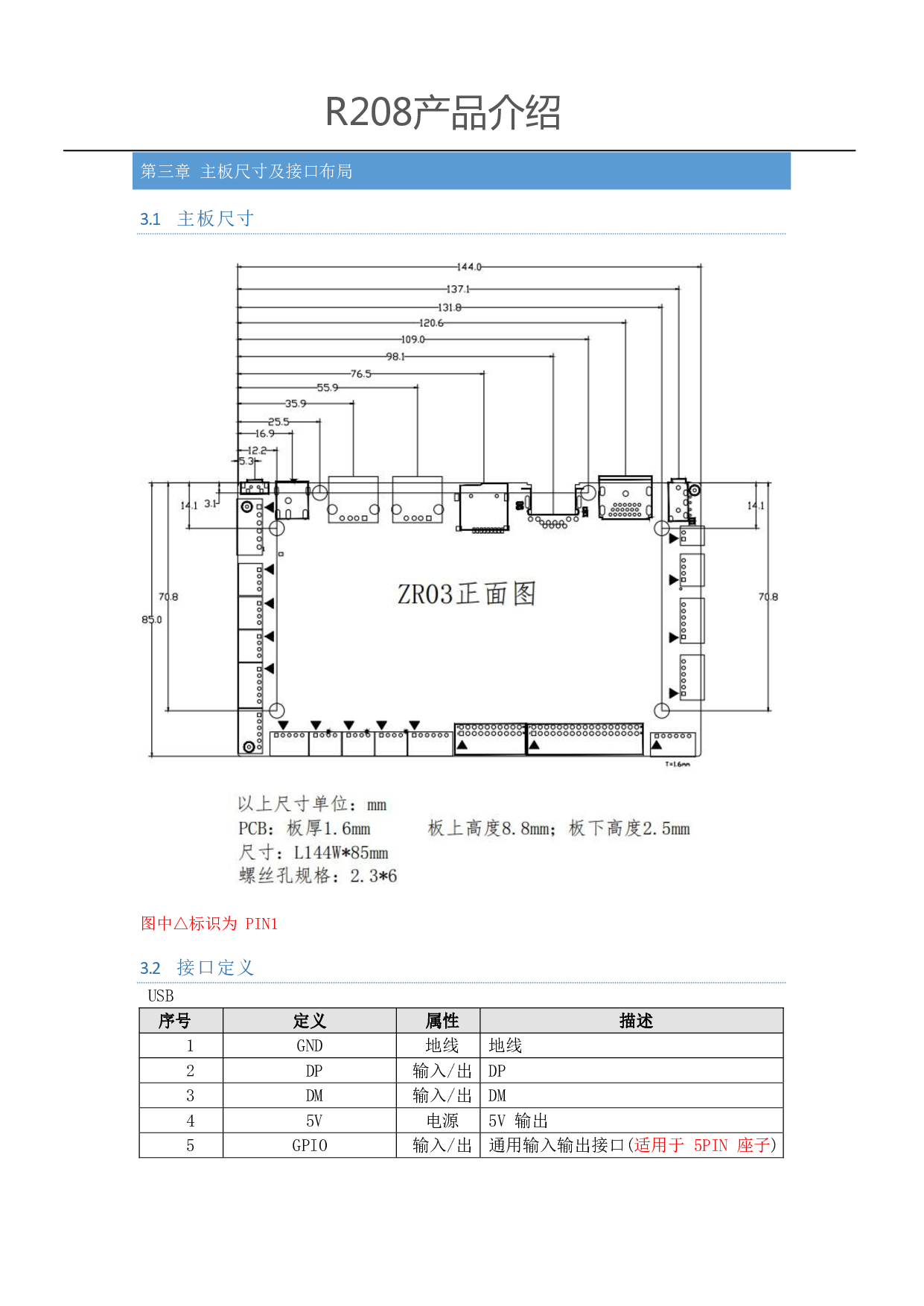 RK3288主板方案|人脸识别方案图片