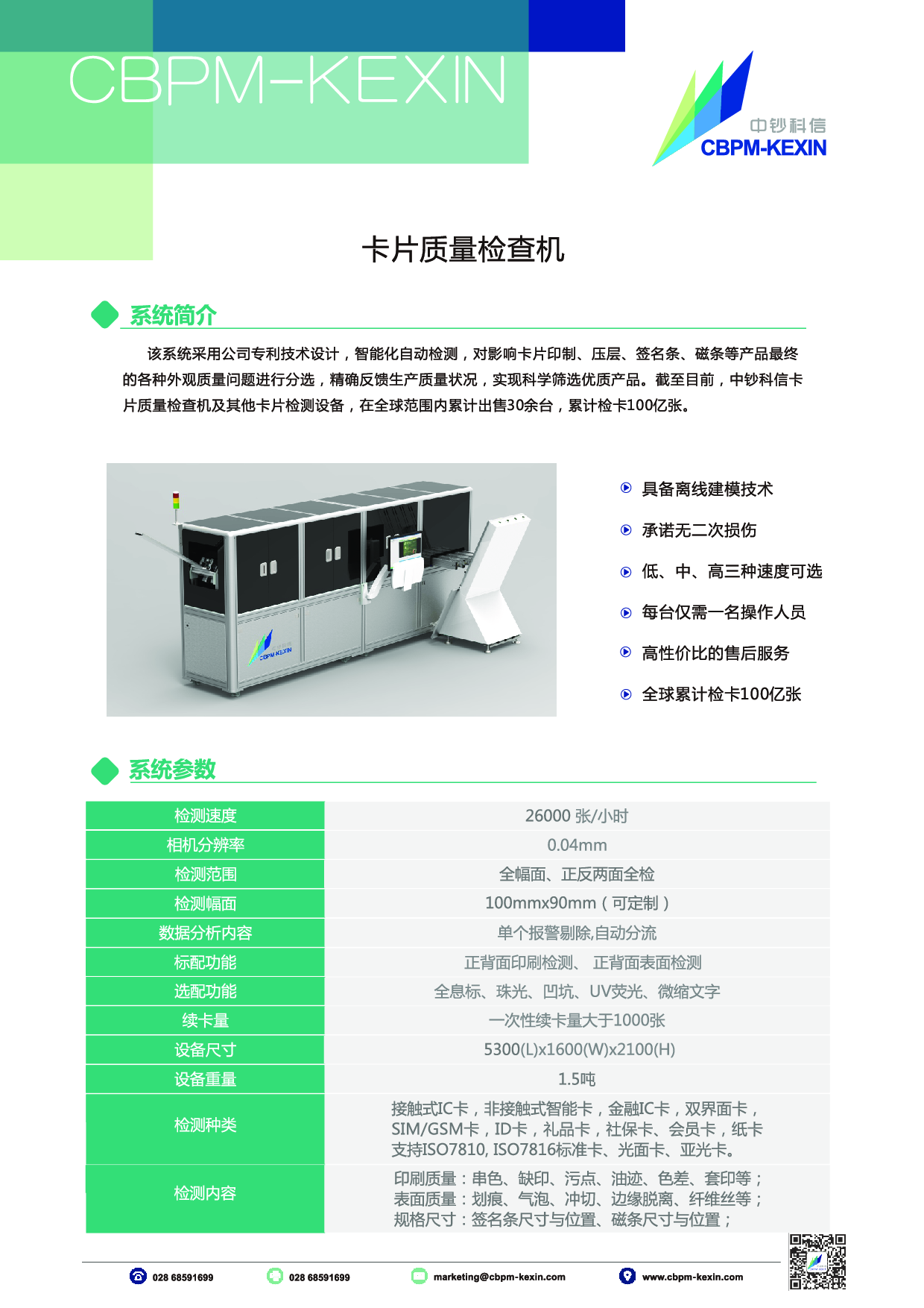 卡片质量检查机图片