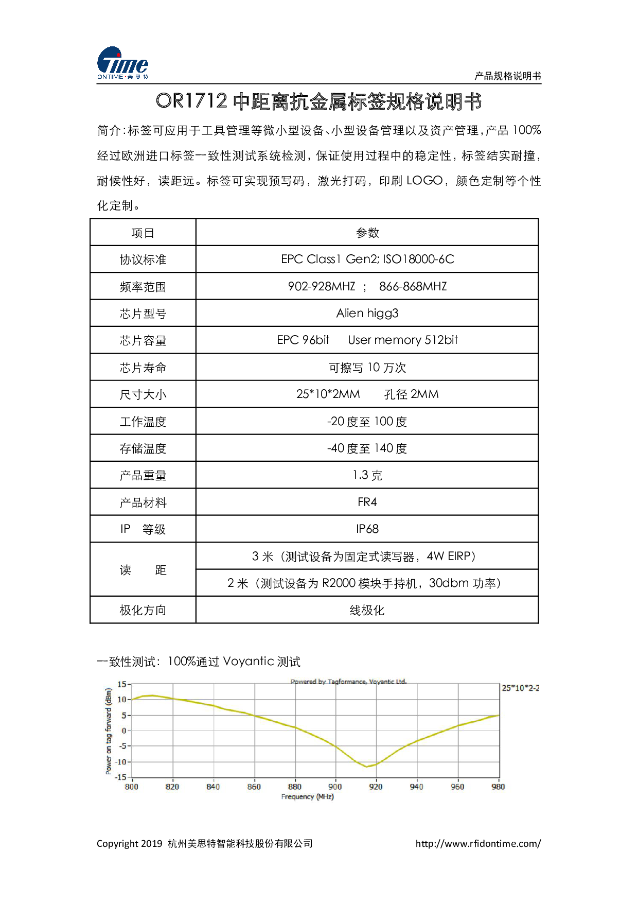 25*10*2mm-中距离抗金属标签图片