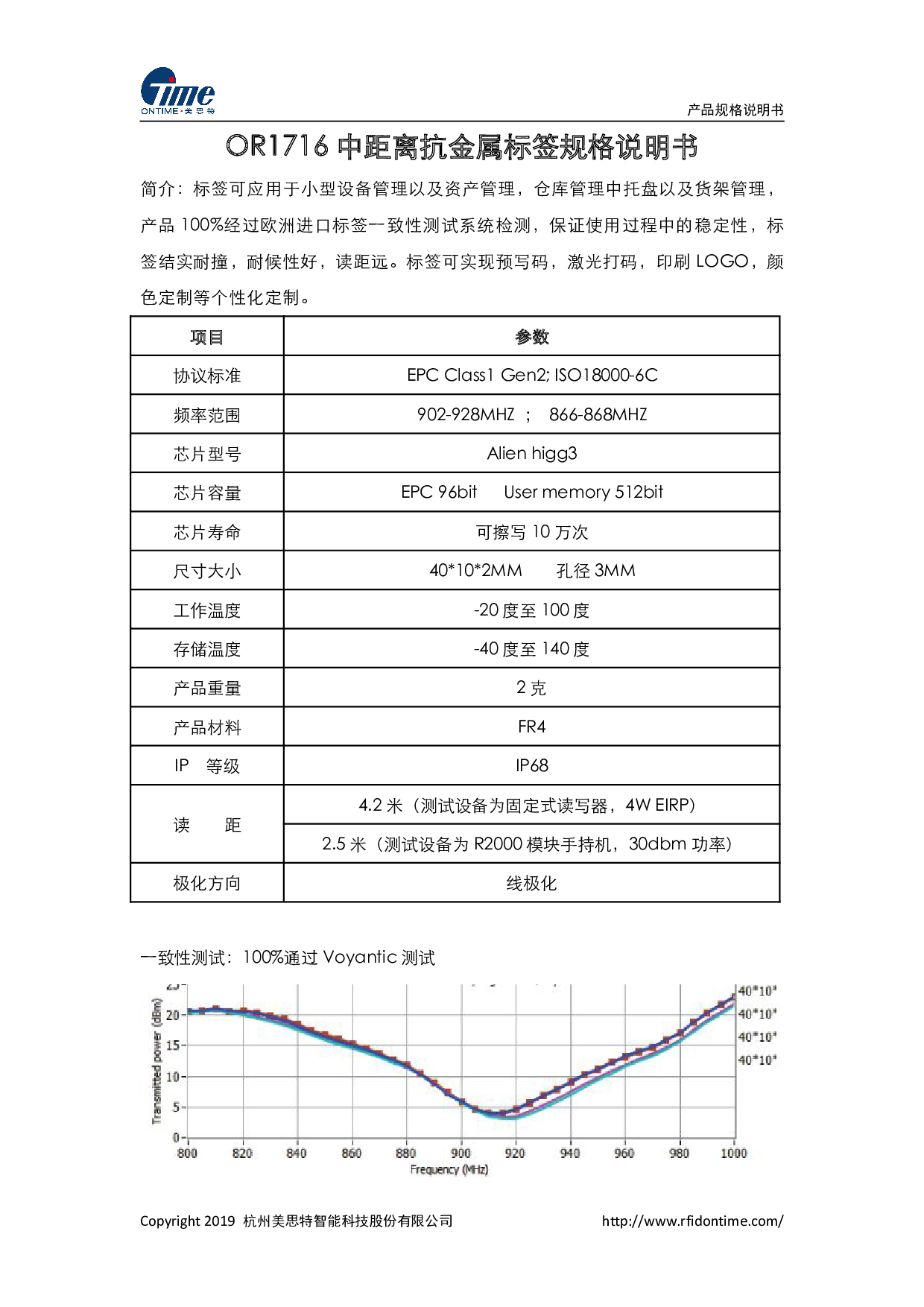 40*10*2mm-中距离抗金属标签图片