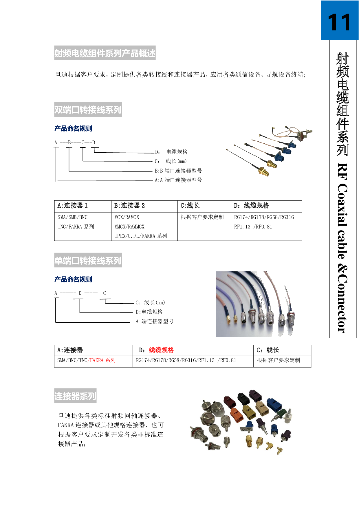 射频电缆组件系列产品-旦迪通信图片