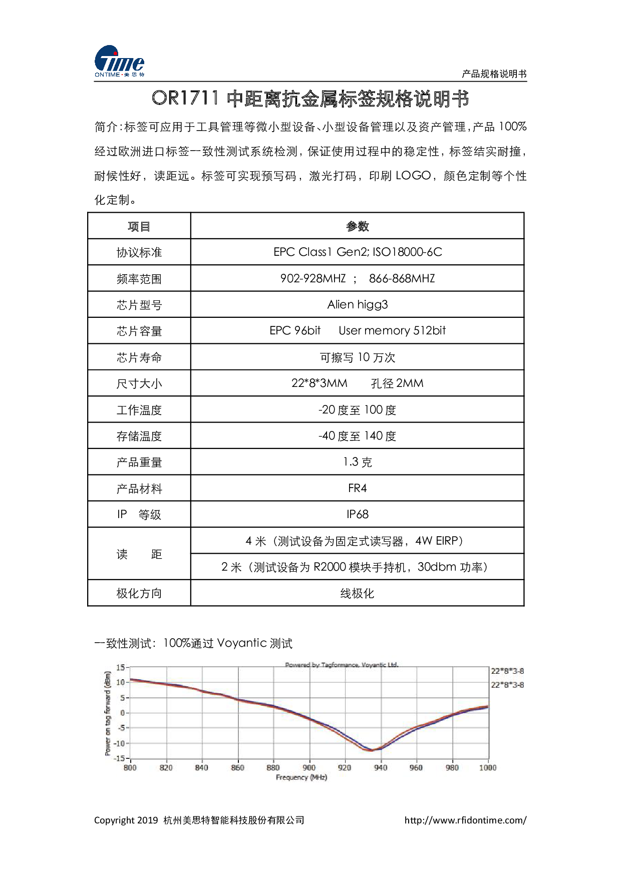 22*8*3mm-中距离抗金属标签图片