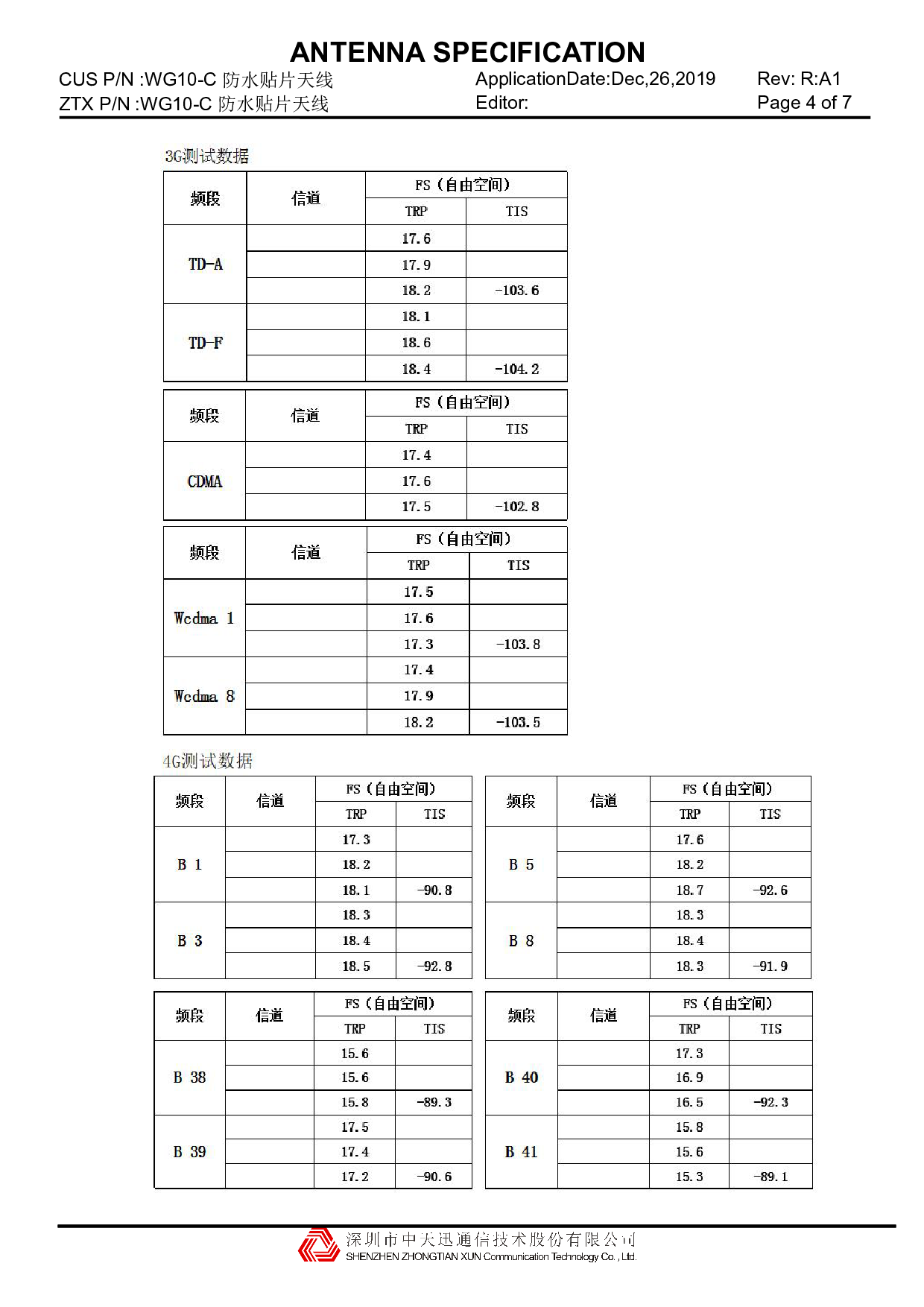 全频段防水天线 GSM900/1800+B1/3/5/8/38/39/40/10+TD-A/F+wcdma1/8+cdma图片