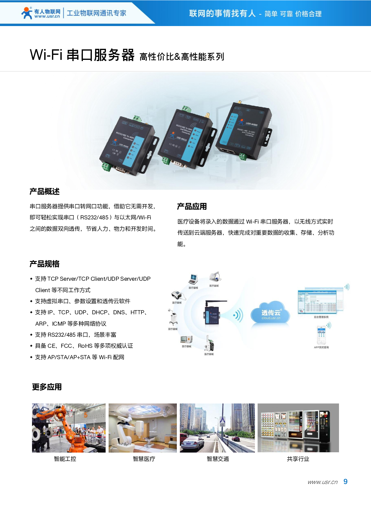 十六口以太网交换机  USR-SDR160图片