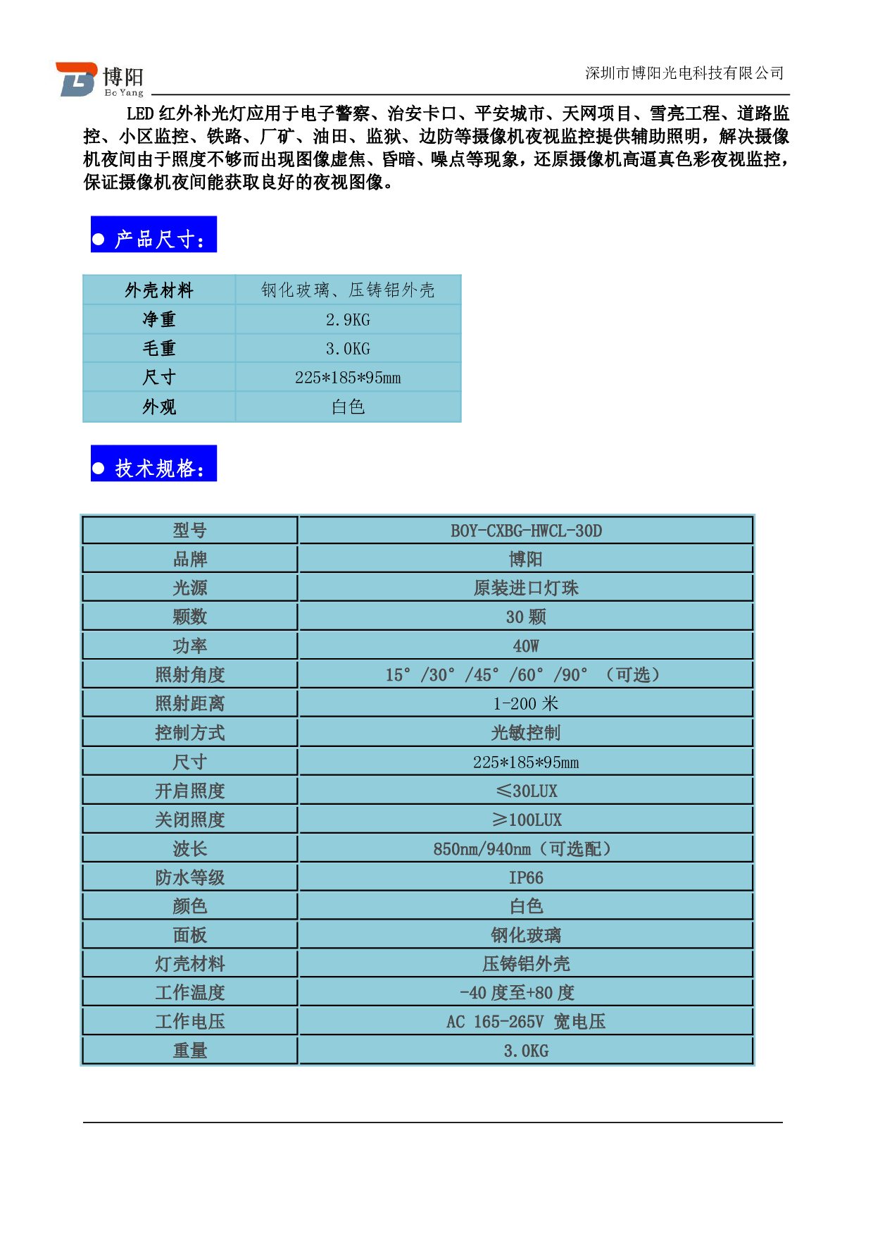 BOY-CXBG-HWCL-30D图片