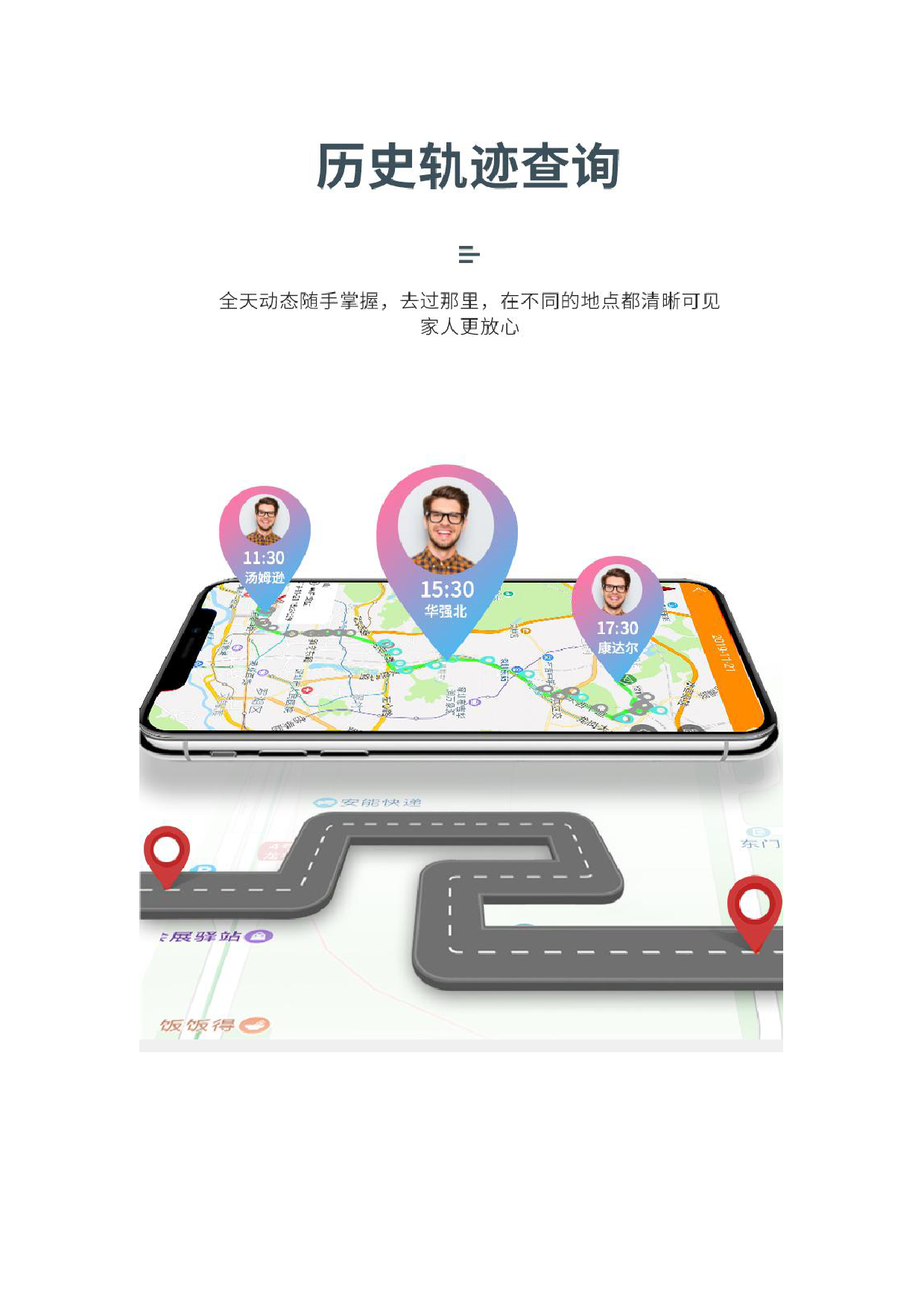健康定位手环图片