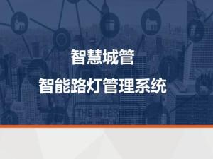 智慧城管-智能路灯管理系统