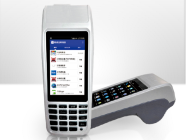 新款RFID阅读器条码采集PDA 可热敏打印小票高频RFID刷卡机 