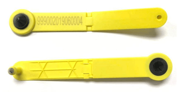 折叠型RFID低频羊电子耳标图片
