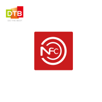 DTB正方形铜板不干胶rfid标签 高频射频读写无源nfc标签213