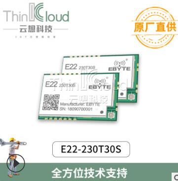 EBYTE E22-230T30S LoRa扩频SX1262 470M组网230M中继TTL密钥R图片