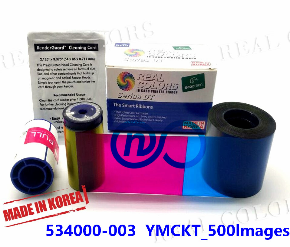 纽奥 德卡兼容色带534000-003 YMCKT500彩色带 适用于SP35/SP55/SP75/SD360/SD360证卡打印机图片