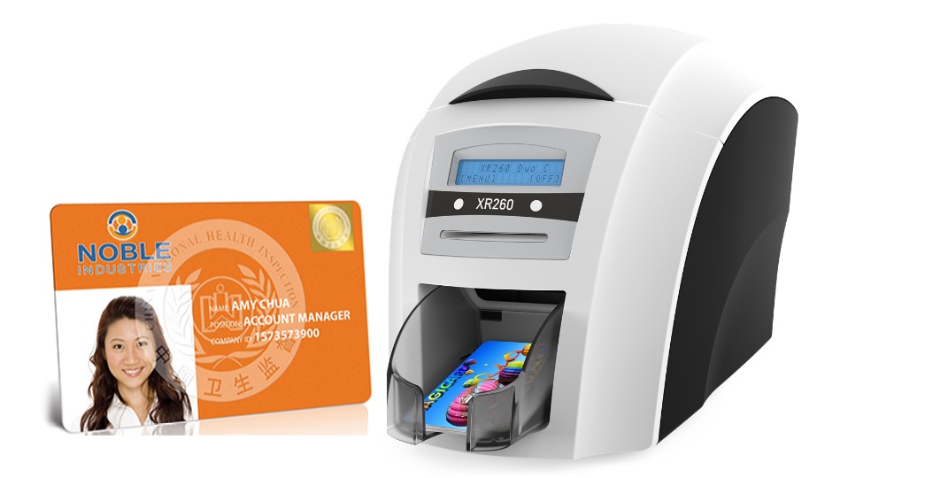 固得卡Goodcard XR160 经济型 手动单张进卡 居住证 证卡打印机图片