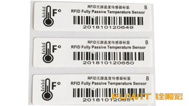 应用在电力行业的无源RFID温度传感器标签图片