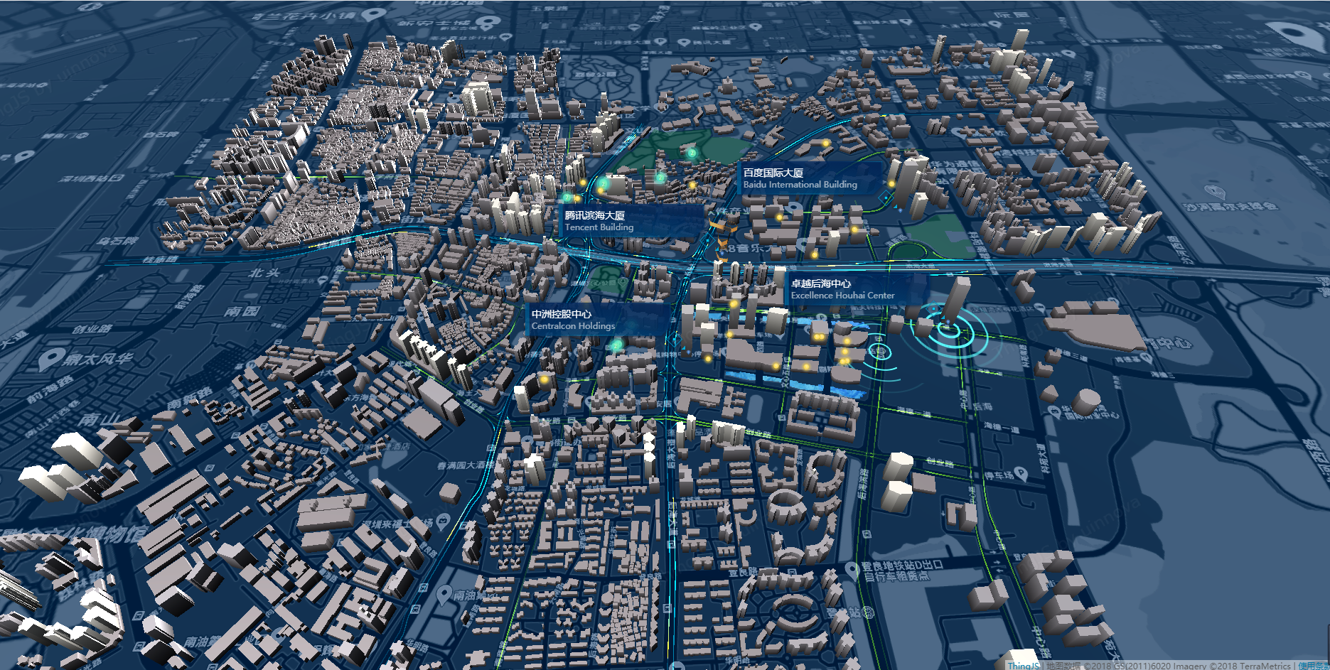 智慧城市可视化管理图片