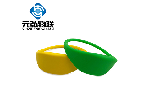 RFID硅胶腕带直销 闭合式手环智能IC高射频手腕带环保1流安全无忧图片