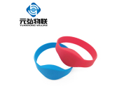 热销定制 IC手腕带rfid 储物柜健身房智能感应卡IC硅胶手环定制