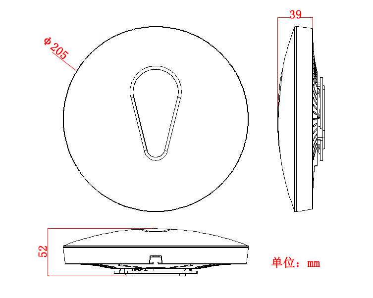 2.4G有源吸顶WIFI 网络读写器 远距离读卡器 80米图片