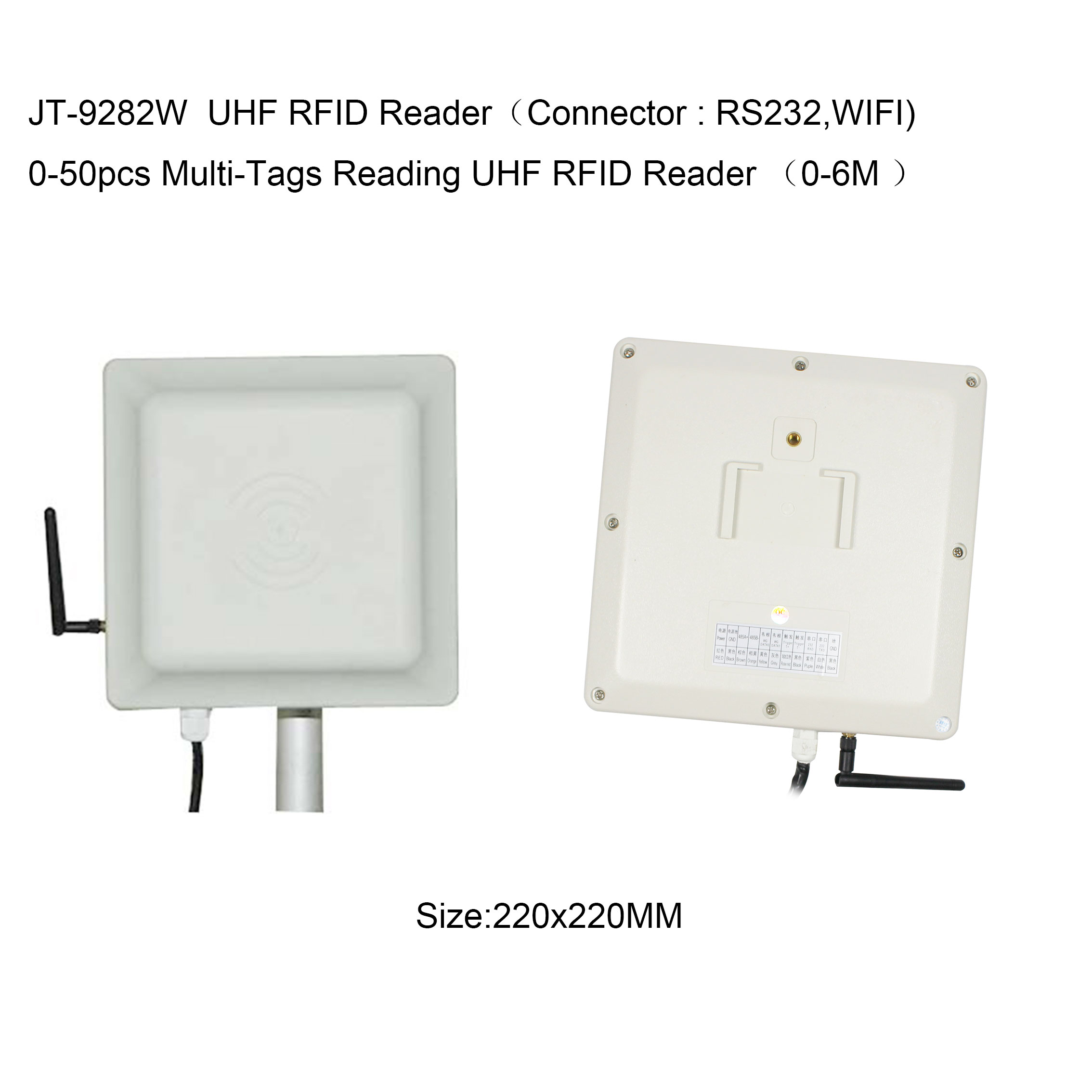 2G和4G GPRS RFID 中距离读写器 915MHz RFID读卡器 0-8米 图片