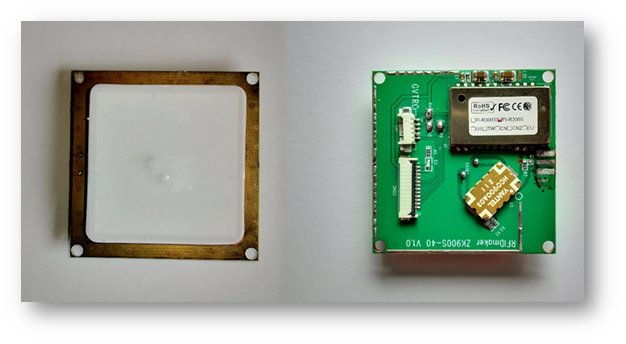 全球最低功耗UHF RFID读写模块RFID模组RFID模块RFID天线一体化模块图片