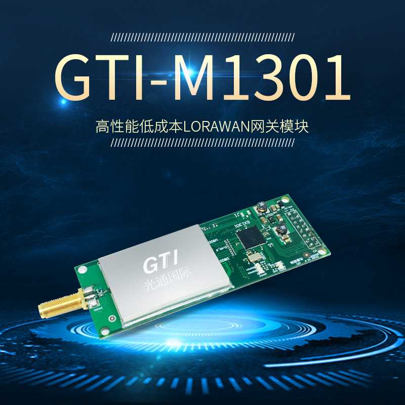 GTi-M1301高性能工业级LoRaWAN网关模块 线性扩频 超长距离通讯图片