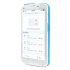 富立叶云测温pda健康码采集终端人体测温/身份识别/可追溯神器