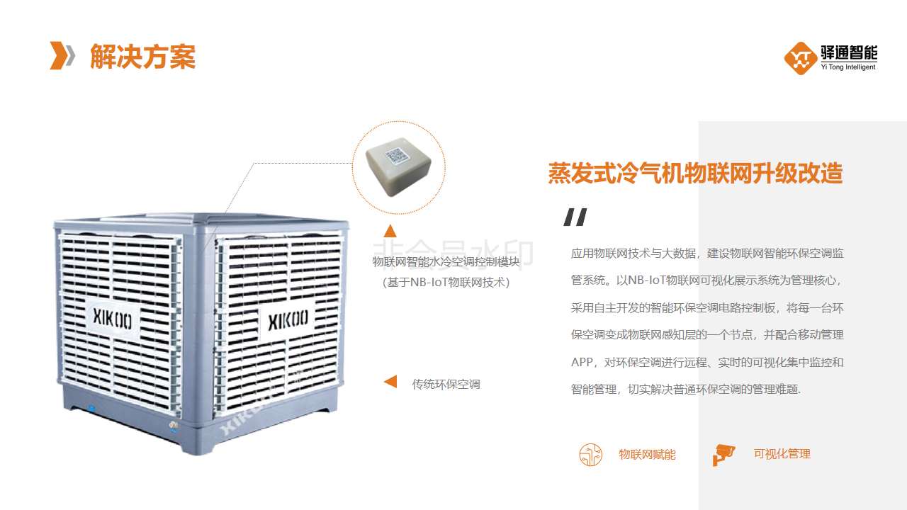 NB-IoT物联网蒸发式冷气机控制-解决方案图片