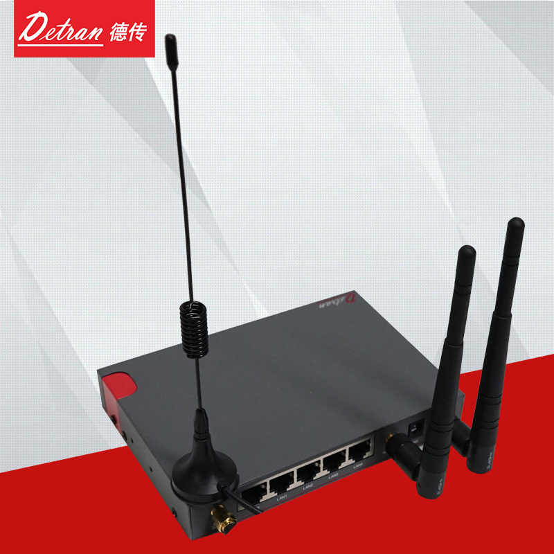 德传技术R50 4g工业无线路由器 五网口 VPN APN图片